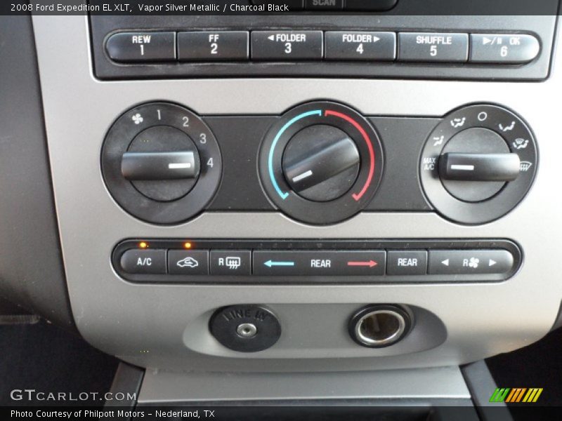 Vapor Silver Metallic / Charcoal Black 2008 Ford Expedition EL XLT