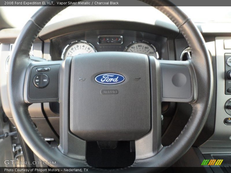 Vapor Silver Metallic / Charcoal Black 2008 Ford Expedition EL XLT