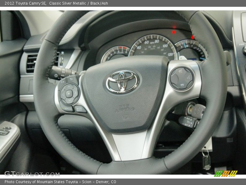 Classic Silver Metallic / Black/Ash 2012 Toyota Camry SE