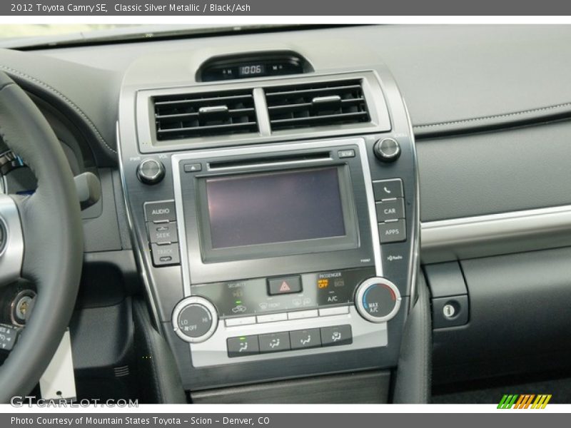 Classic Silver Metallic / Black/Ash 2012 Toyota Camry SE