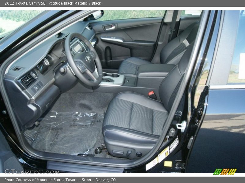 Attitude Black Metallic / Black 2012 Toyota Camry SE