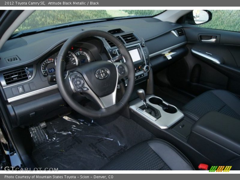 Attitude Black Metallic / Black 2012 Toyota Camry SE