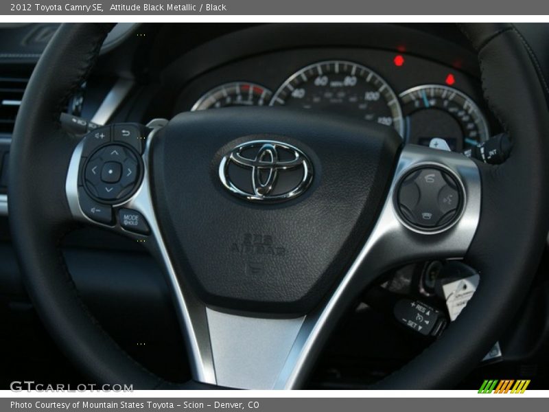 Attitude Black Metallic / Black 2012 Toyota Camry SE