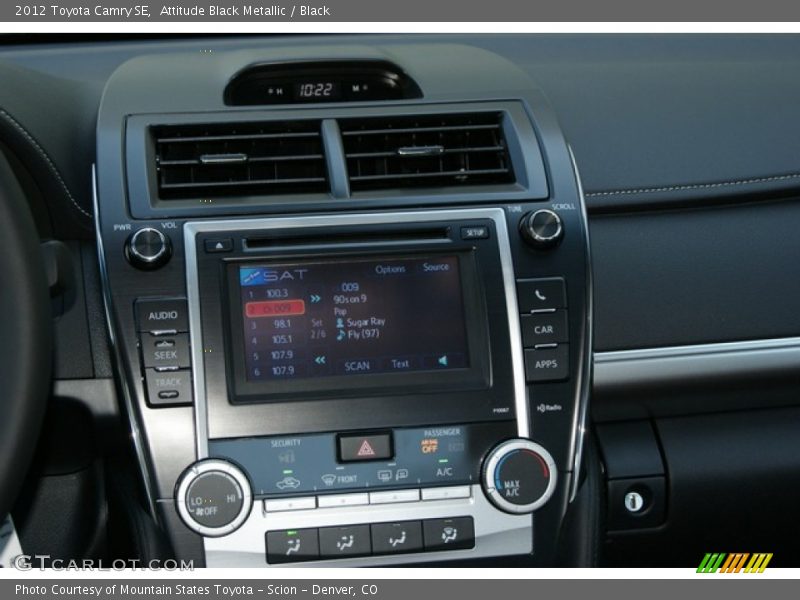 Attitude Black Metallic / Black 2012 Toyota Camry SE