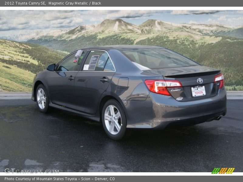 Magnetic Gray Metallic / Black 2012 Toyota Camry SE