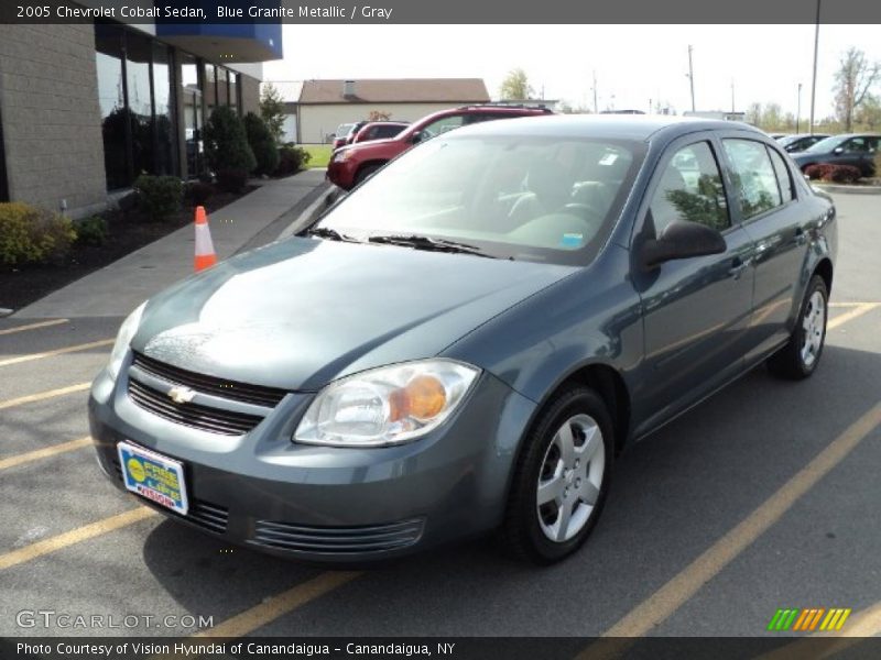 Blue Granite Metallic / Gray 2005 Chevrolet Cobalt Sedan