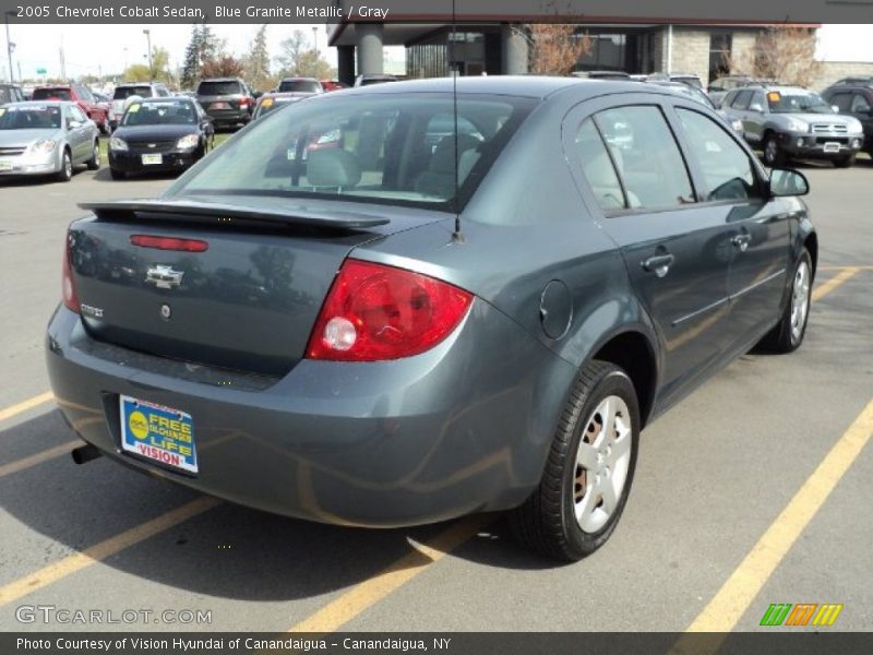 Blue Granite Metallic / Gray 2005 Chevrolet Cobalt Sedan