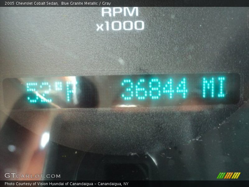 Blue Granite Metallic / Gray 2005 Chevrolet Cobalt Sedan