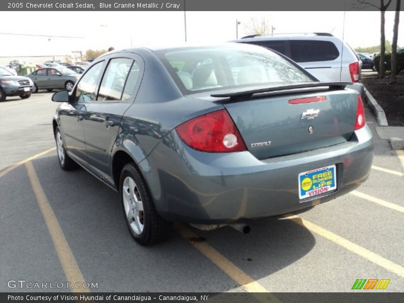 Blue Granite Metallic / Gray 2005 Chevrolet Cobalt Sedan