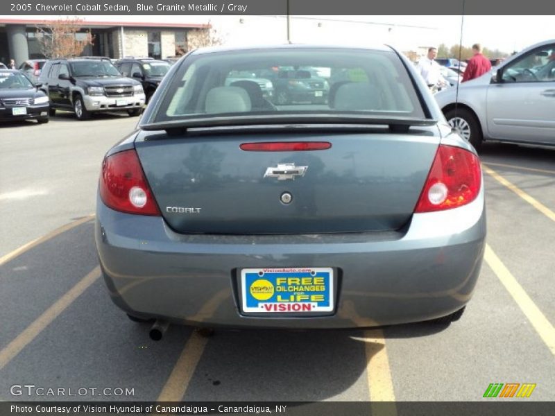 Blue Granite Metallic / Gray 2005 Chevrolet Cobalt Sedan