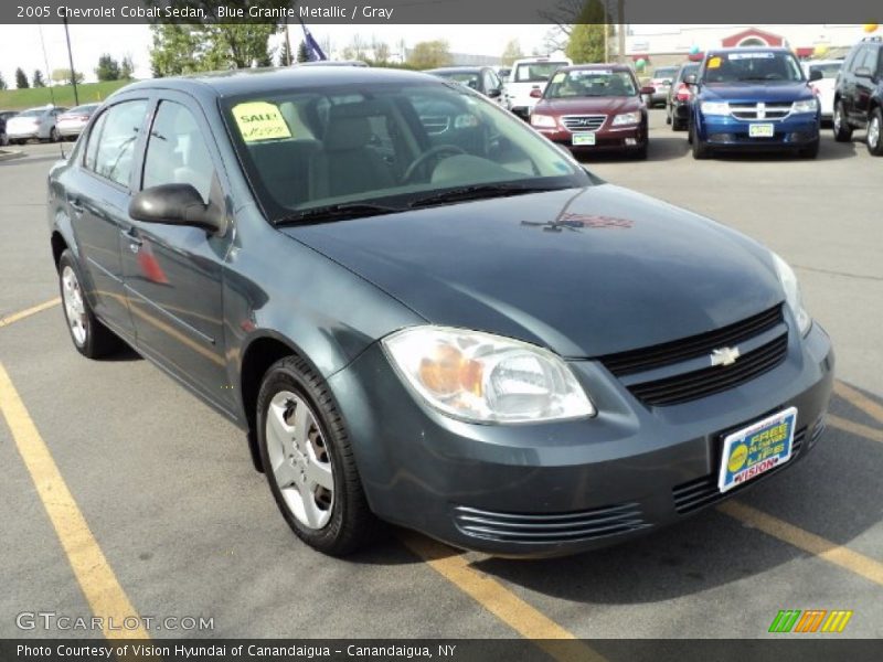 Blue Granite Metallic / Gray 2005 Chevrolet Cobalt Sedan