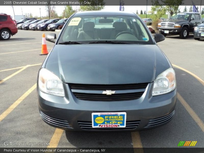 Blue Granite Metallic / Gray 2005 Chevrolet Cobalt Sedan
