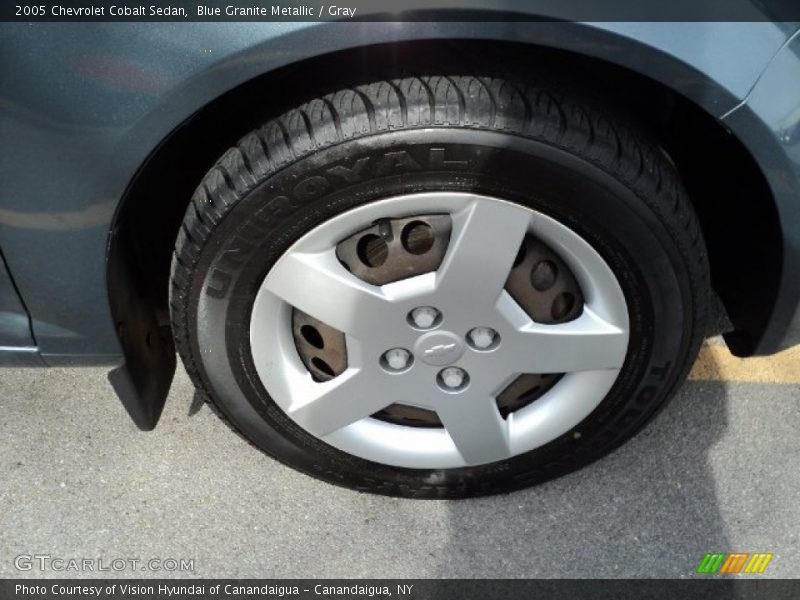 Blue Granite Metallic / Gray 2005 Chevrolet Cobalt Sedan