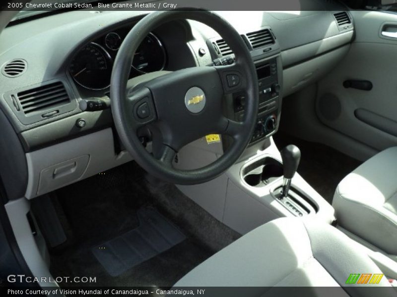Blue Granite Metallic / Gray 2005 Chevrolet Cobalt Sedan