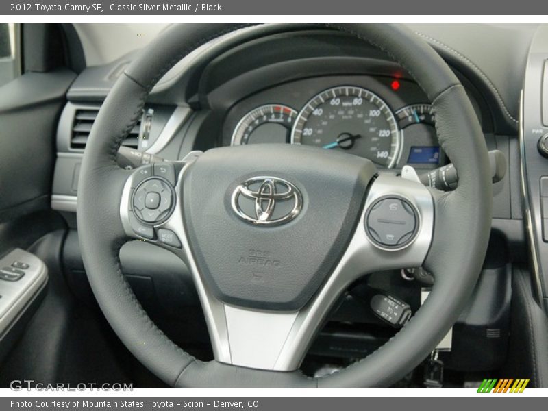 Classic Silver Metallic / Black 2012 Toyota Camry SE