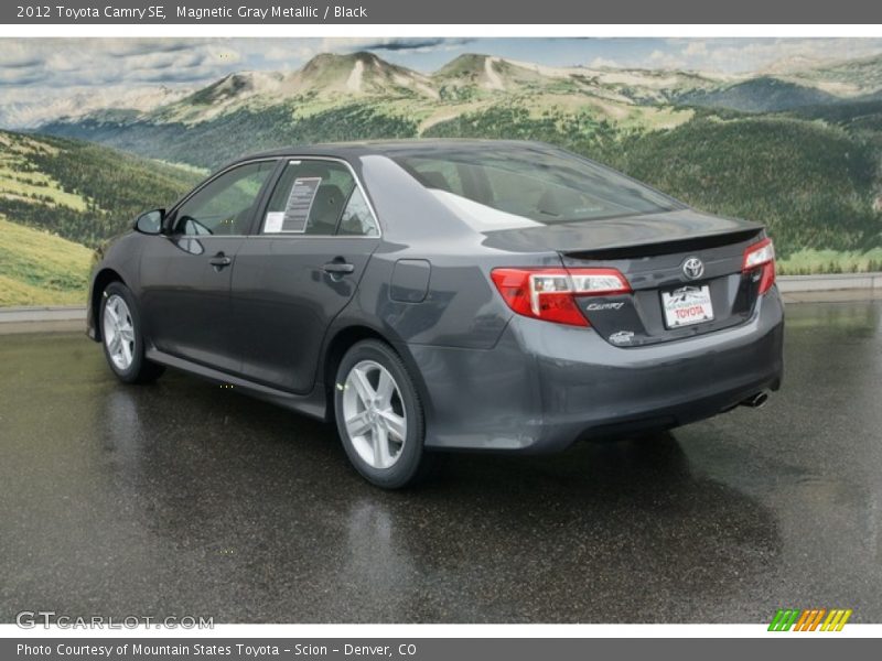 Magnetic Gray Metallic / Black 2012 Toyota Camry SE