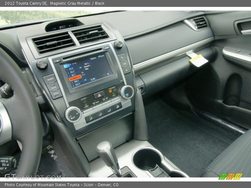 Magnetic Gray Metallic / Black 2012 Toyota Camry SE