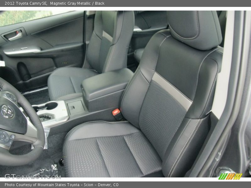 Magnetic Gray Metallic / Black 2012 Toyota Camry SE