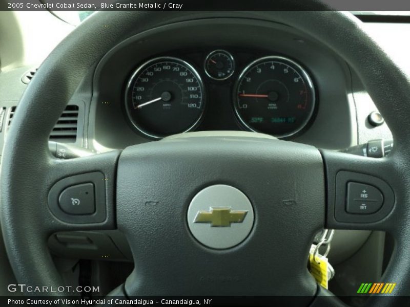 Blue Granite Metallic / Gray 2005 Chevrolet Cobalt Sedan