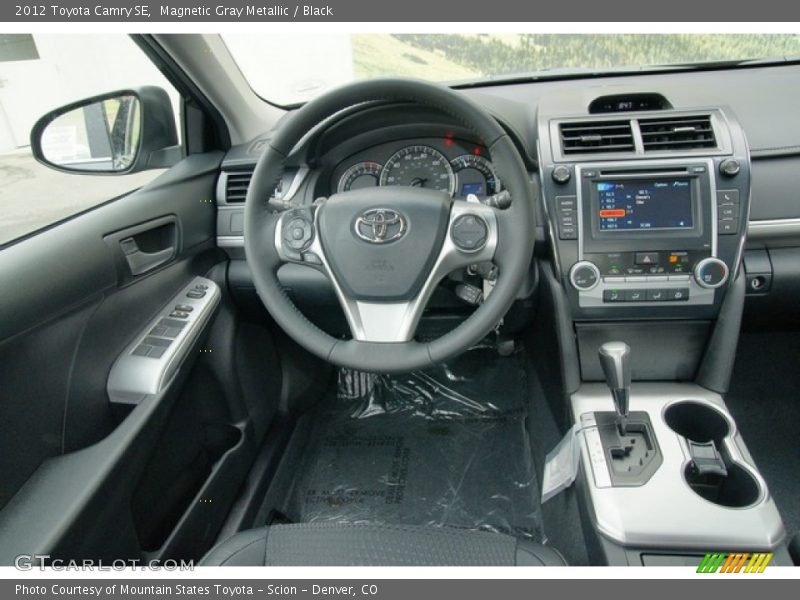 Magnetic Gray Metallic / Black 2012 Toyota Camry SE