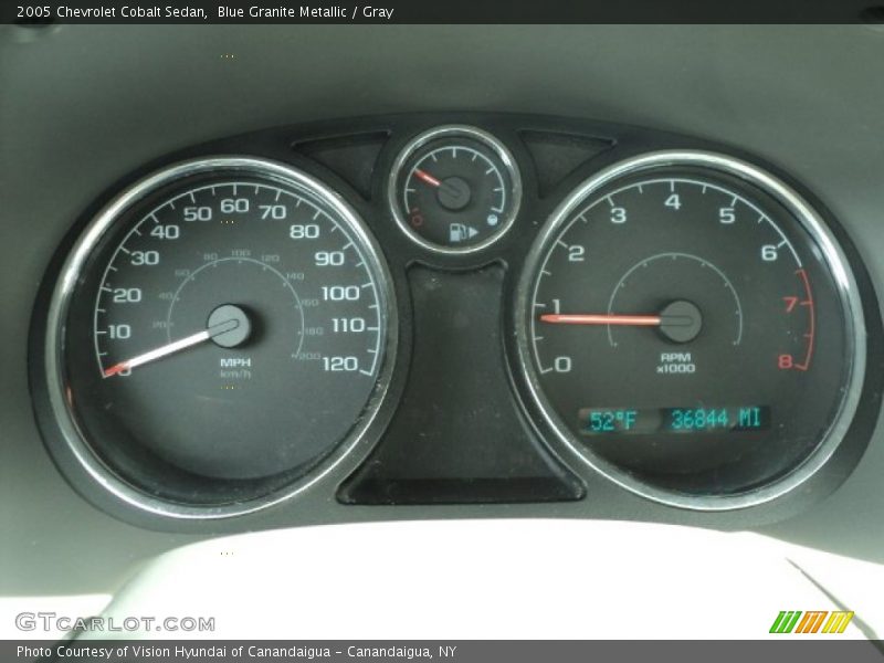 Blue Granite Metallic / Gray 2005 Chevrolet Cobalt Sedan