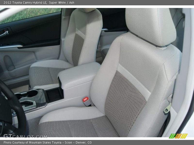 Super White / Ash 2012 Toyota Camry Hybrid LE