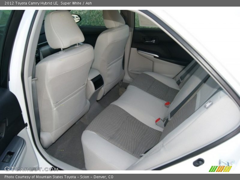Super White / Ash 2012 Toyota Camry Hybrid LE