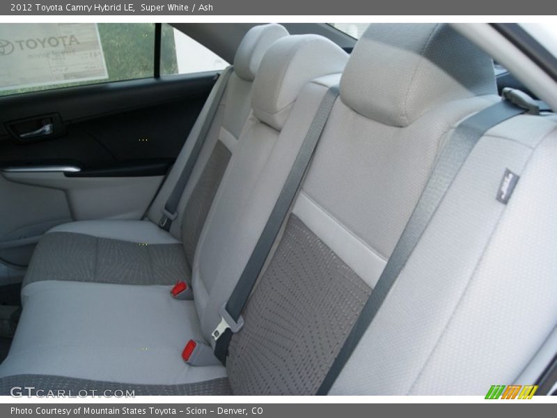 Super White / Ash 2012 Toyota Camry Hybrid LE