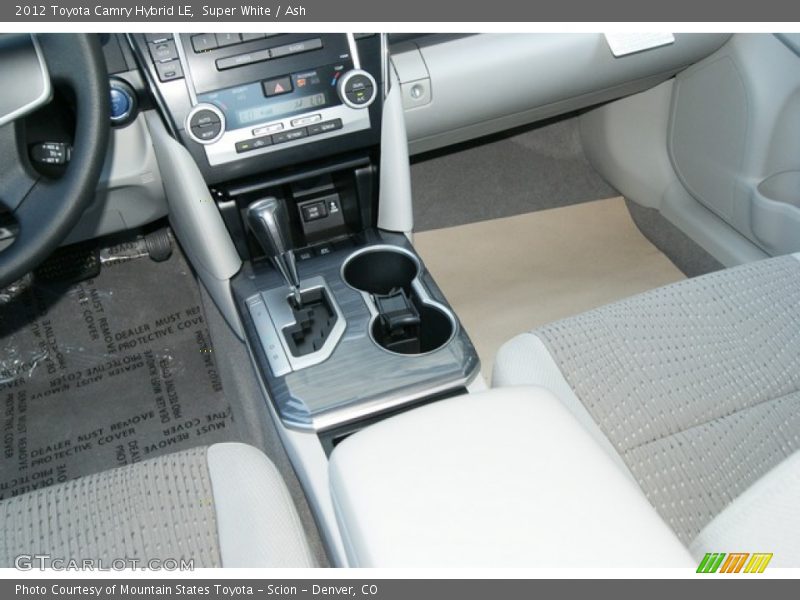 Super White / Ash 2012 Toyota Camry Hybrid LE