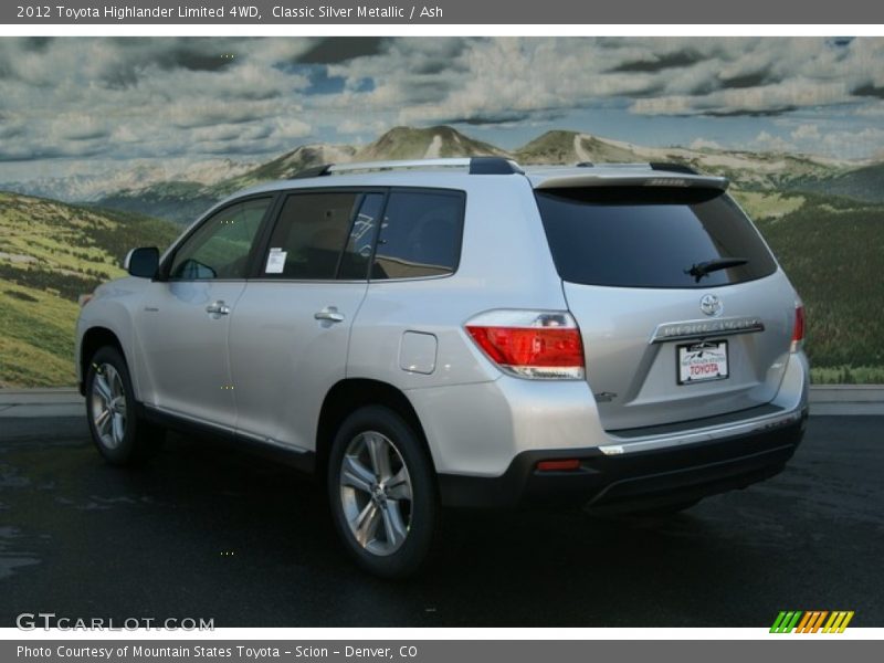 Classic Silver Metallic / Ash 2012 Toyota Highlander Limited 4WD