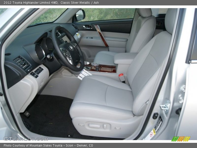 Classic Silver Metallic / Ash 2012 Toyota Highlander Limited 4WD