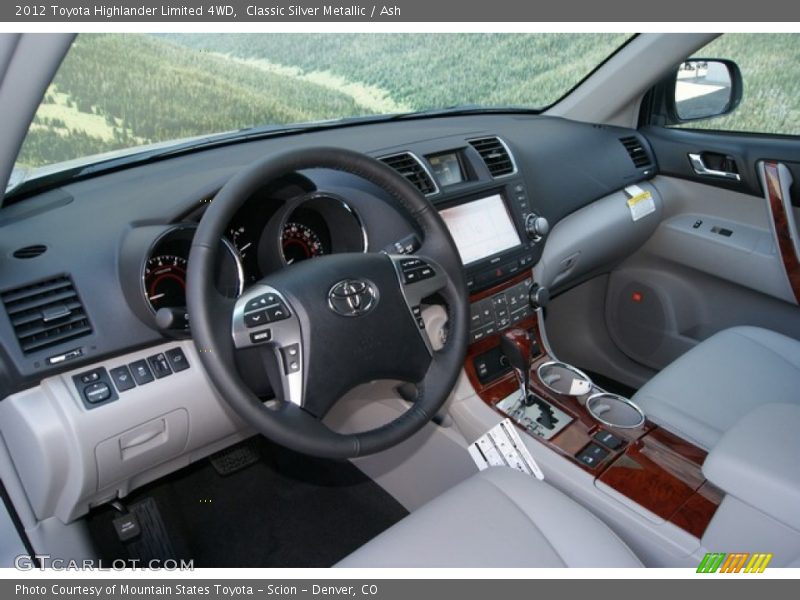 Classic Silver Metallic / Ash 2012 Toyota Highlander Limited 4WD