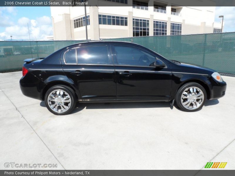 Black / Neutral 2006 Chevrolet Cobalt LS Sedan