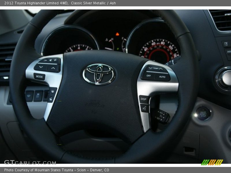 Classic Silver Metallic / Ash 2012 Toyota Highlander Limited 4WD