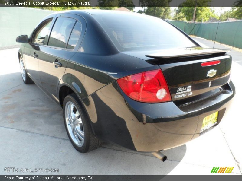 Black / Neutral 2006 Chevrolet Cobalt LS Sedan