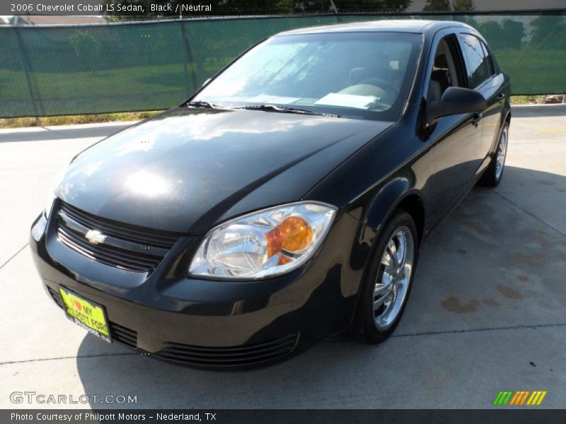 Black / Neutral 2006 Chevrolet Cobalt LS Sedan