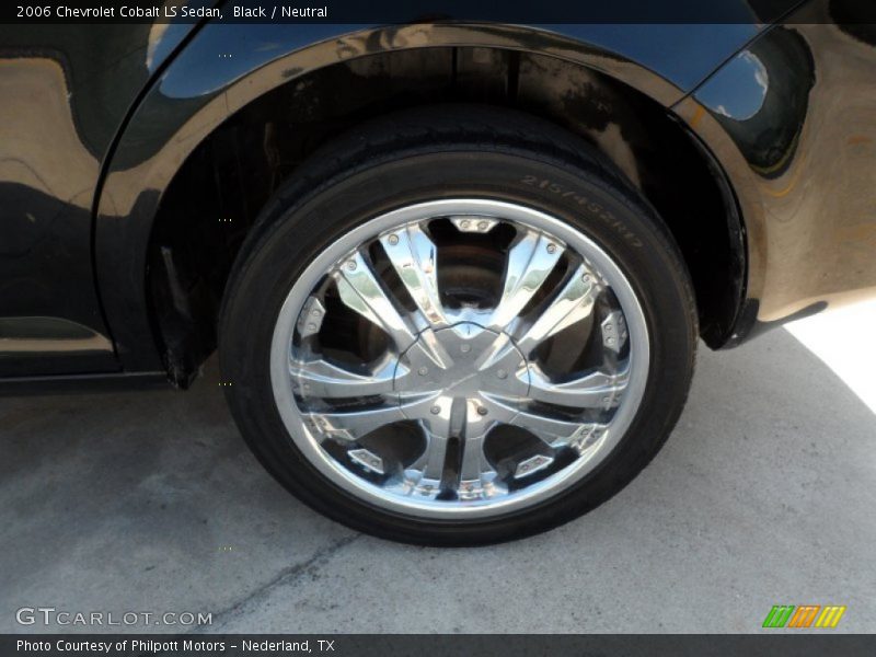 Black / Neutral 2006 Chevrolet Cobalt LS Sedan