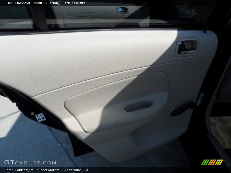 Black / Neutral 2006 Chevrolet Cobalt LS Sedan