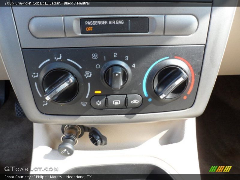 Black / Neutral 2006 Chevrolet Cobalt LS Sedan