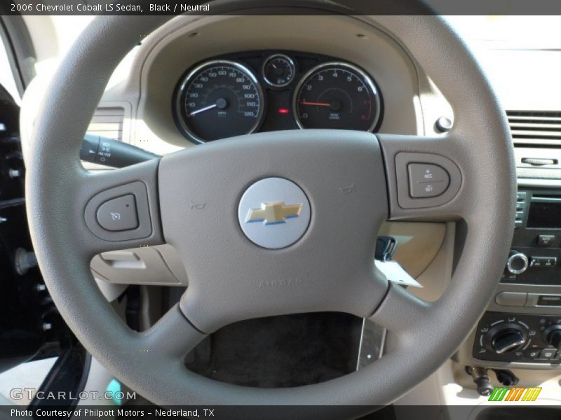 Black / Neutral 2006 Chevrolet Cobalt LS Sedan