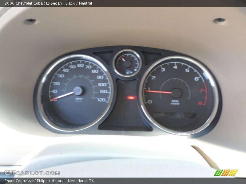 Black / Neutral 2006 Chevrolet Cobalt LS Sedan