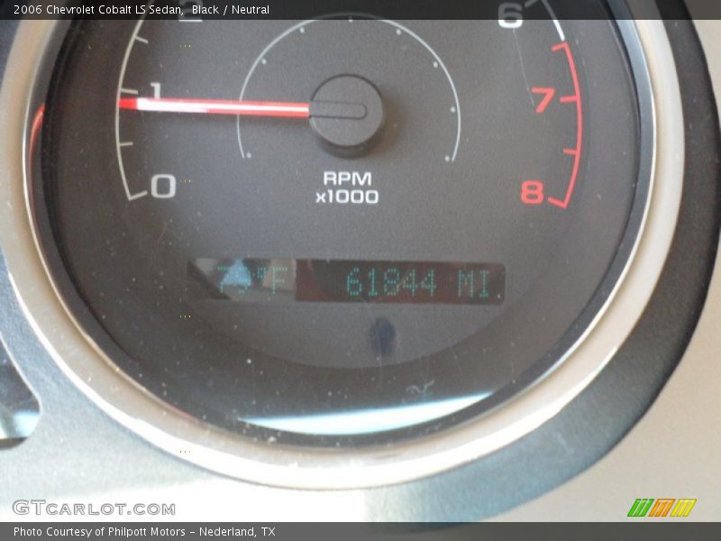 Black / Neutral 2006 Chevrolet Cobalt LS Sedan
