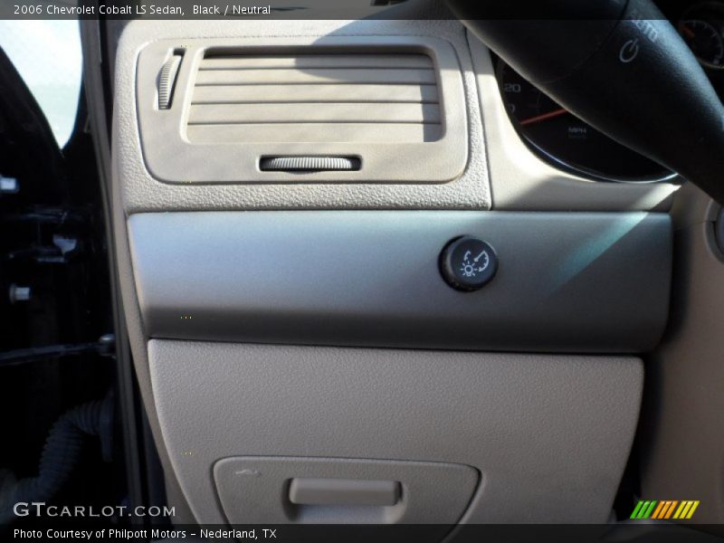 Black / Neutral 2006 Chevrolet Cobalt LS Sedan