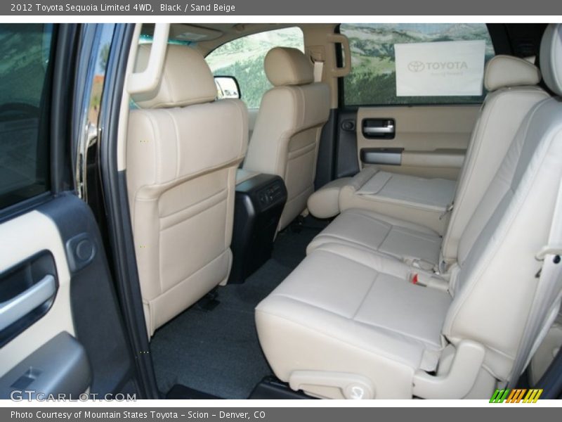 Black / Sand Beige 2012 Toyota Sequoia Limited 4WD