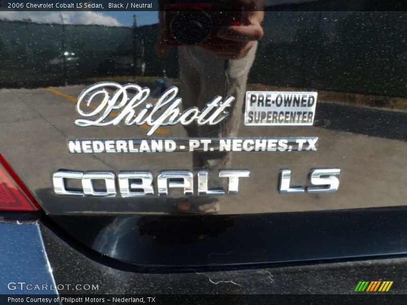 Black / Neutral 2006 Chevrolet Cobalt LS Sedan