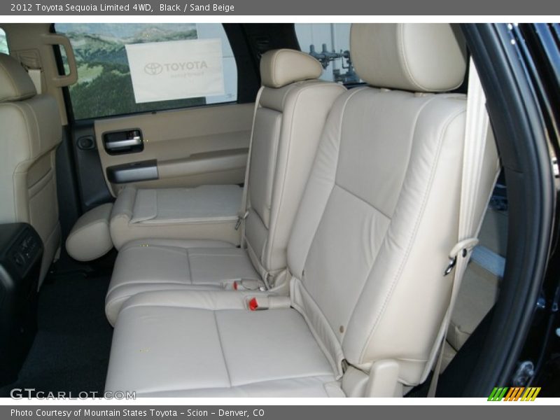 Black / Sand Beige 2012 Toyota Sequoia Limited 4WD
