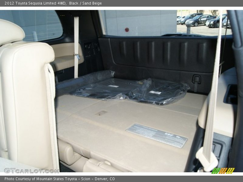 Black / Sand Beige 2012 Toyota Sequoia Limited 4WD
