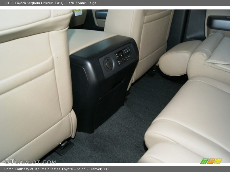 Black / Sand Beige 2012 Toyota Sequoia Limited 4WD