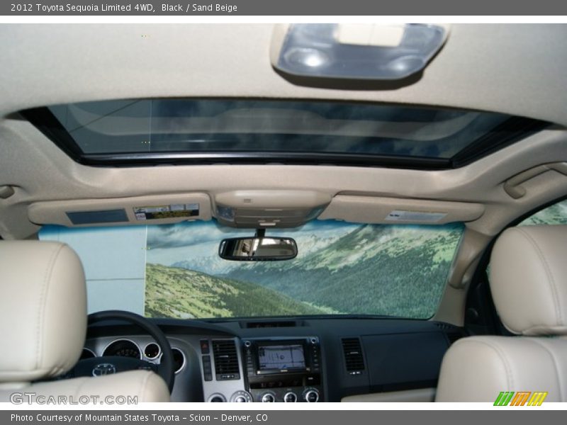 Black / Sand Beige 2012 Toyota Sequoia Limited 4WD