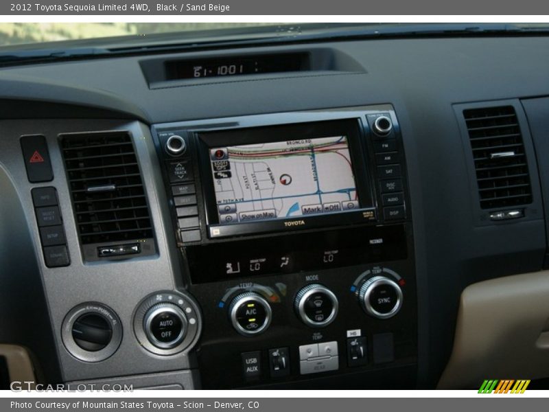 Black / Sand Beige 2012 Toyota Sequoia Limited 4WD